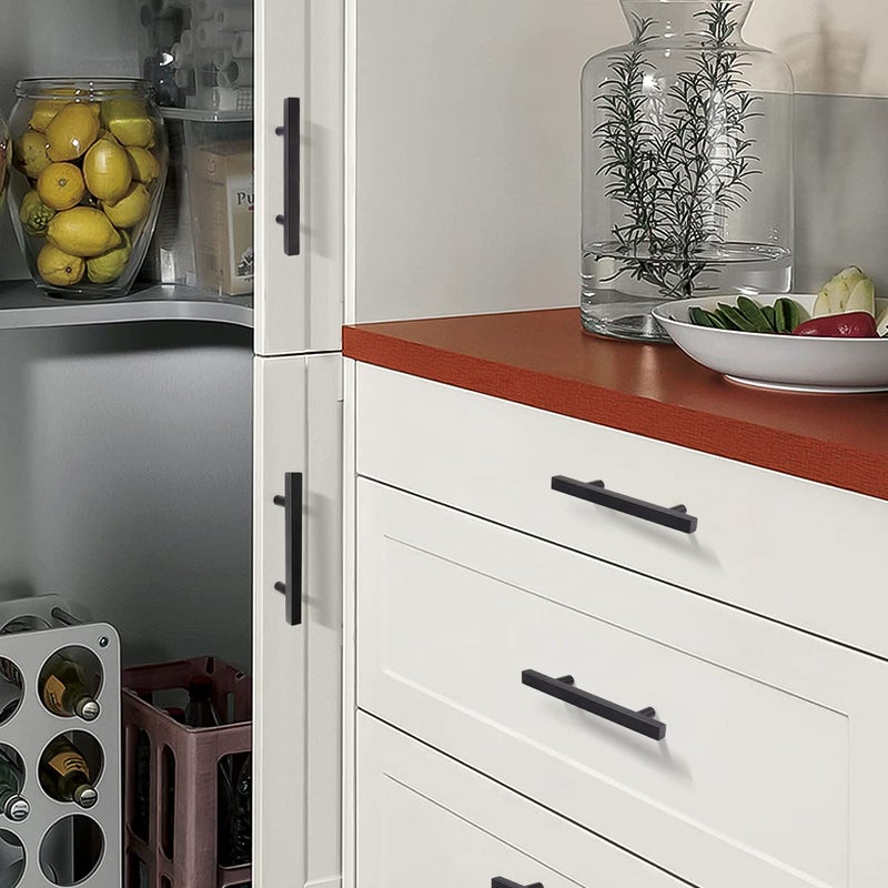 KNOBWELL 20 Pack 3.75 Inch Modern Kitchen Cabinet Handles Euro Style Stainless Steel Cabinet Pulls, Kitchen Cupboard Handles Hole Center 3-3/4", Overall Length 6" - Image 5